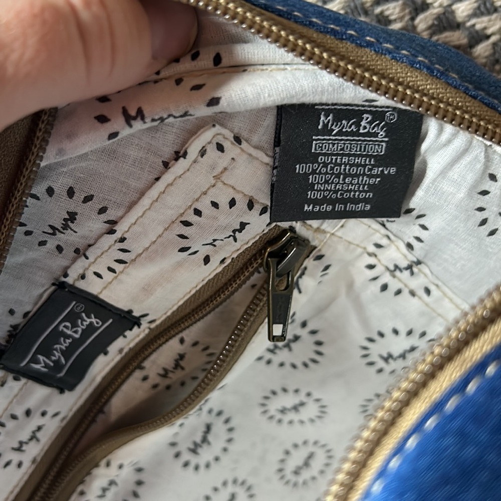 MYRA BAG Janesa Valoran Small & Crossbody Bag Denim Collection - Picture 10 of 10
